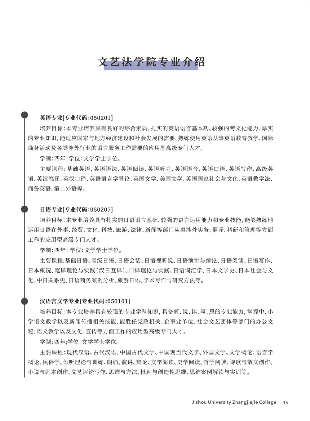 2022年吉首大学张家界学院招生简章、招生计划、考生问答、专业介绍（音乐学、舞蹈学等专业）