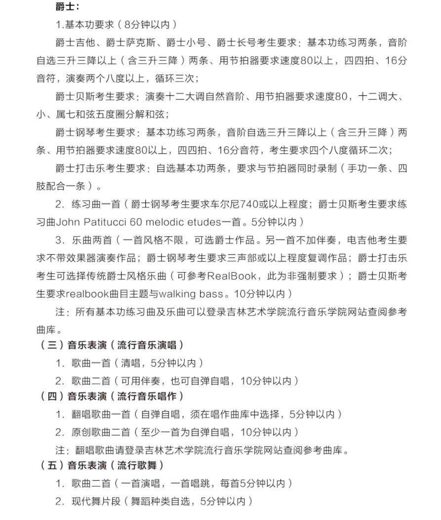 2022年吉林艺术学院本科招生简章、招生计划及录取原则