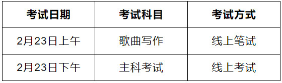 2022年中央音乐学院音乐类本科招生华侨、港澳台、国际考生线上初试考试日程