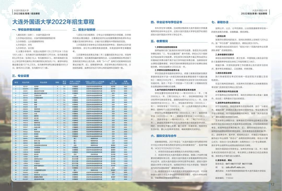 2022年大连外国语大学音乐类专业本科招生简章